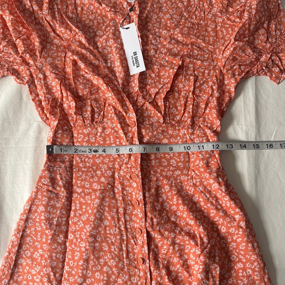 New BB Dakota By Steve Madden Honeypie Mini Dress in Nectar Women's Size 2 - Picture 10 of 11